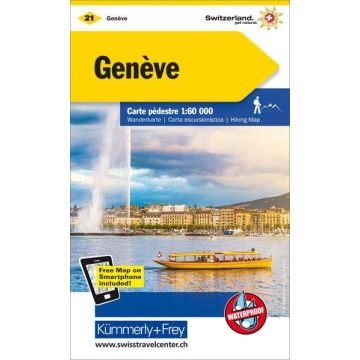 Wanderkarte 21 Genève 1:60 000 / Kümmerly & Frey