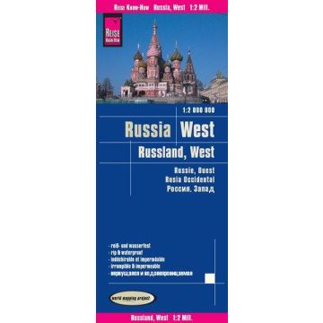 Strassenkarte Russland West 1:2 000 000 / Reise Know-How