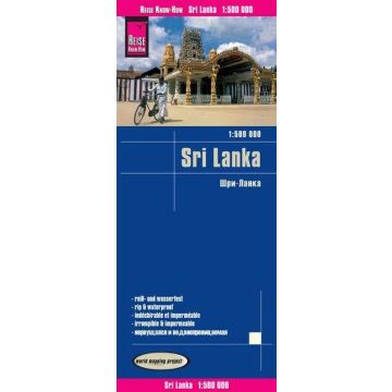 Carte routière Sri Lanka 1:500 000 / Reise Know-How