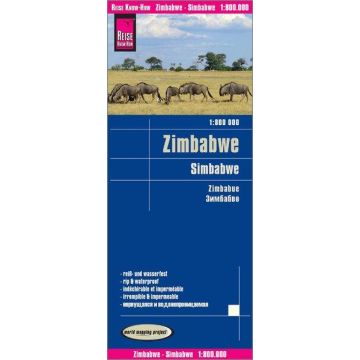 Strassenkarte Simbabwe 1: 800 000 / Reise Know-How