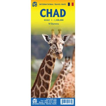 Carte routière Chad 1:1 500 000 / ITMB