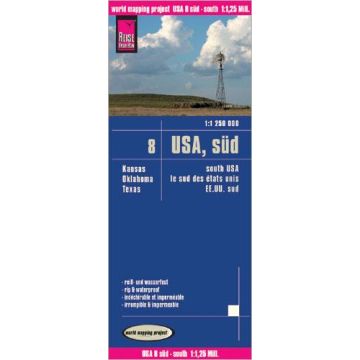 Strassenkarte USA Süd 1: 1 250 000 / Reise Know-How