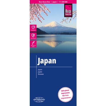 Strassenkarte Japan 1:1 200 000 / Reise Know-How