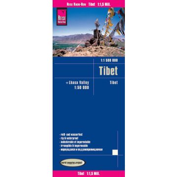 Strassenkarte Tibet 1:1 500 000 / Reise Know-How