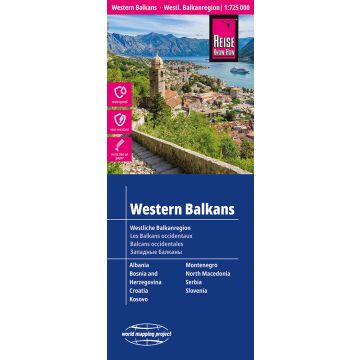 Strassenkarte Westliche Balkanregion 1: 725 000 / Reise Know-How