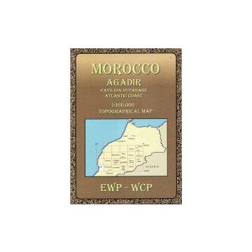 Carte topographique Agadir 1:160 000 Maroc / EWP