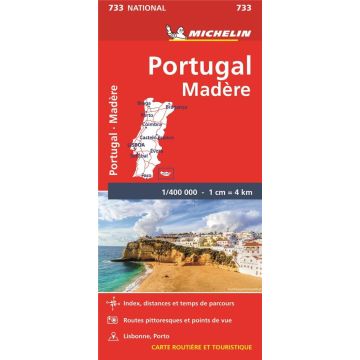 Carte routière Michelin 733 Portugal Madère 1:400 000