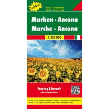 Strassenkarte Marken Ancona 1:150 000 / Freytag & Berndt