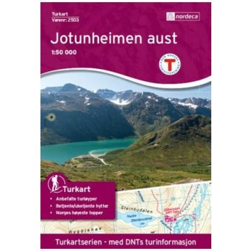 Wanderkarte Turkart 2503 Jotunheimen Aust 1:50 000 / Nordeca