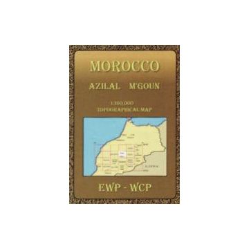 Carte topographique Azilal M'Goun 1:160 000 Maroc / EWP