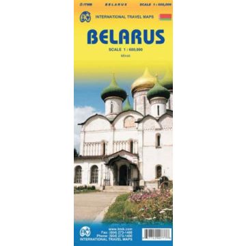 Strassenkarte Belarus 1:600 000 / ITMB