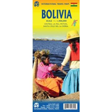 Strassenkarte Bolivia 1:1 400 000 / ITMB