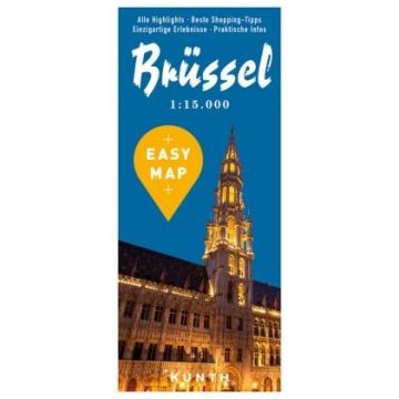 Stadtplan Brüssel 1:15 000 / Kunth