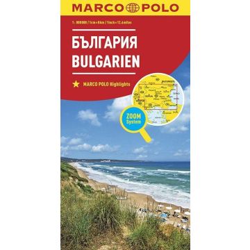 Strassenkarte Bulgarien 1:800 000 / Marco Polo