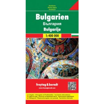 Strassenkarte Bulgarien 1:400 000 / Freytag & Berndt