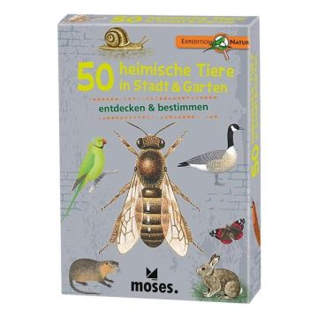 50 heimische Tiere in Stadt & Garten / Moses