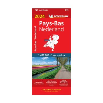 Strassenkarte Michelin 715 Niederlande / Pays-Bas 1:400 000 