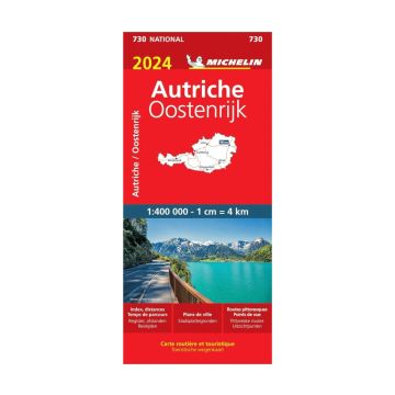 Strassenkarte Michelin 730 Österreich Autriche 1:400 000