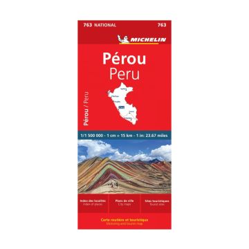 Strassenkarte Michelin 763 Peru Perou 1:1 500 000