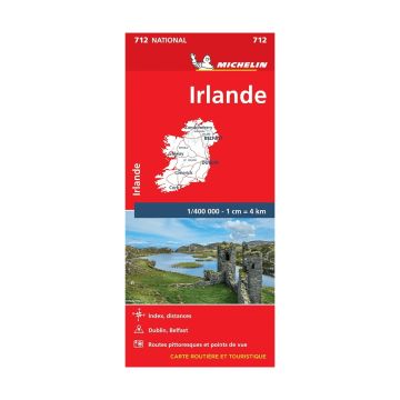 Strassenkarte Michelin 712 Irlande 1:400 000 
