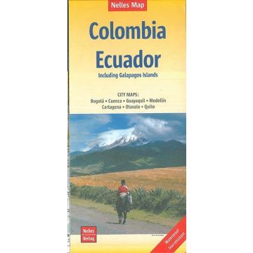 Strassenkarte Colombia Ecuador 1:2 500 000 / Nelles