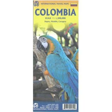 Strassenkarte Colombia 1:1 400 000 / ITMB