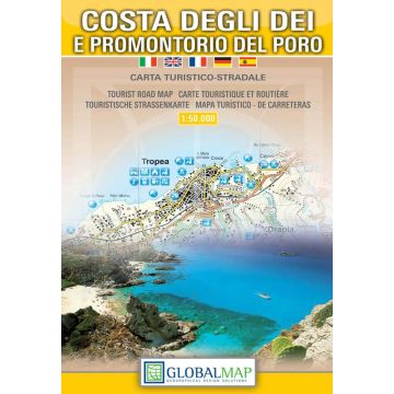 Wanderkarte Costa degli Dei 1:50 000 / LAC 