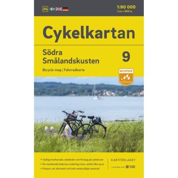 Velokarte Södra Smalandskusten (Schweden) 1:90 000 Cykelkartan 9 / Norstedts
