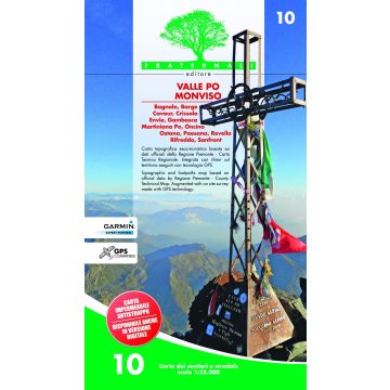 Wanderkarte Valle Po, Monviso 1:25 000 / Fraternali 10