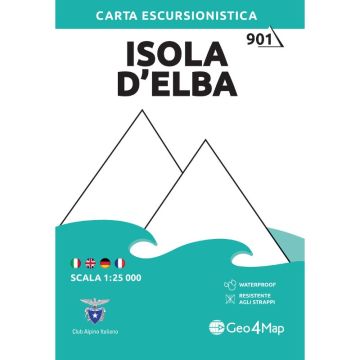 Wanderkarte Isola d'Elba 1:25 000 / Geo4Map 901