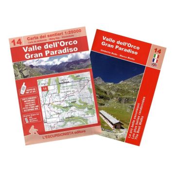 Wanderkarte 14 Valle dell'Orco, Gran Paradiso 1:25 000 / Escursionista