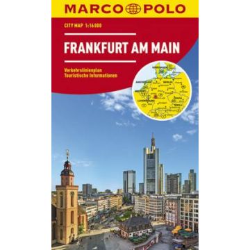 Stadtplan Frankfurt a. Main 1:16 000 / Marco Polo City Map