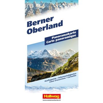 Panoramakarte Berner Oberland / Hallwag