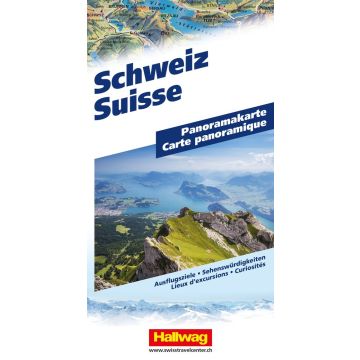 Panoramakarte Schweiz / Hallwag