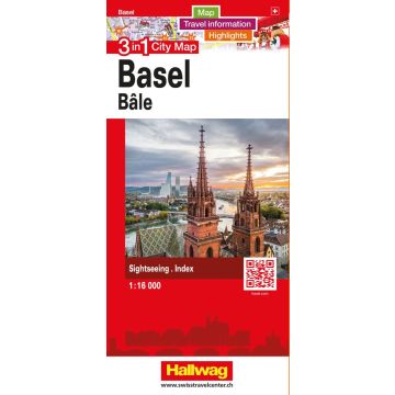 Stadtplan Basel 3in1 City Map 1:16 000 / Hallwag