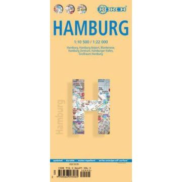 Stadtplan Hamburg 1:10 500 / Borch