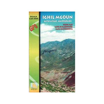 Carte de randonnées Ighil Mgoun 1:60 000 / Editorial Piolet