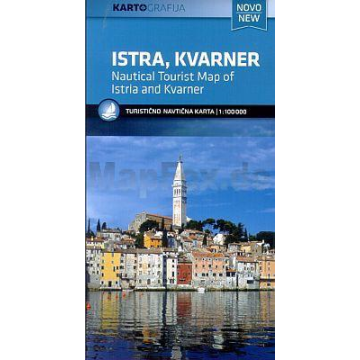 Topographische Karte Istra Kvarner 1:100 000 / Kartografija