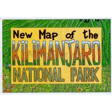 New Map of the Kilimanjaro Nationalpark 1:125 000 / Tombazzi