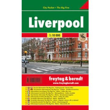 Stadtplan Liverpool 1:10 000 City Pocket / Freytag & Berndt