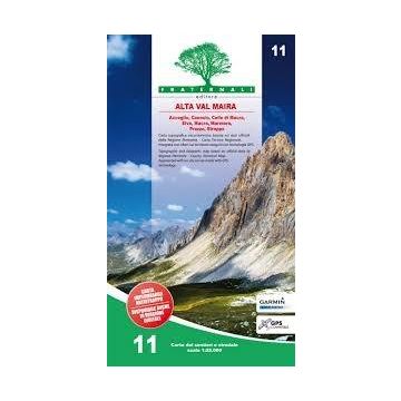 Wanderkarte Alta Val Maira 1:25 000 / Fraternali Nr. 11