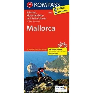 Velokarte Kompass 3500 Mallorca 1:70 000 