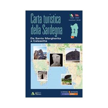 Wanderkarte Sardegna 2 Da Santa Margherita a Calasetta 1: 60 000 / Abies