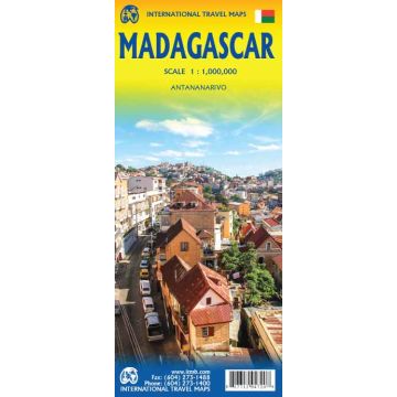 Carte routière Madagascar 1:1 Mio. / ITMB