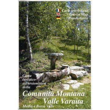 Topografische Karte Comunita Montana Valle Varaita Media e Basse Valle 1:30 000 / Abies