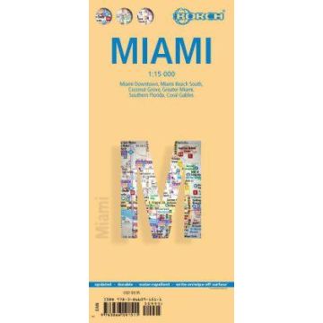 Stadtplan Miami 1:15 000 / Borch