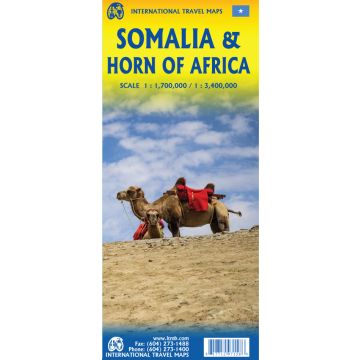 Carte routière Somalia & Horn of Africa 1:1 700 000 / ITMB