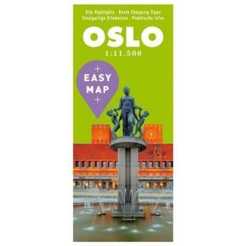 Stadtplan Oslo 1: 11 500 / Kunth