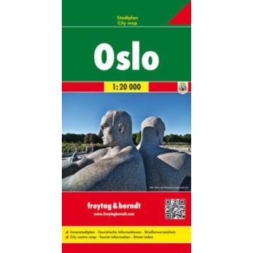 Stadtplan Oslo 1:20 000 / Freytag & Berndt