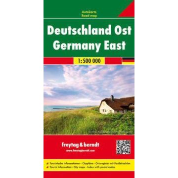 Strassenkarte Deutschland Ost 1:500 000 / Freytag & Berndt